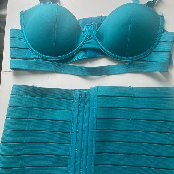 ❤️⭐️NWOT Light blue Lingerie set 😃🌺 - Picture 3 of 3